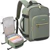 LOVEVOOK Ryanair Bagaglio a mano 40 x 20 x 25 cm, piccolo bagaglio a mano, zaino da viaggio, zaino da viaggio, zaino da viaggio per laptop da 14 pollici, da uomo, da donna, verde, 40x20x25cm, Zaino