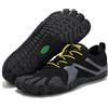 SAGUARO Barefoot Shoes Uomo Donna Scarpe Barefoot Minimaliste Antiscivolo Scarpe da Trail Running per Palestra Trekking Profondo Nero,Gr.42