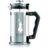 Bialetti Coffee Press Preziosa, Pressofiltro French Press per Caffè o Tè, Corpo in Acciaio Inox e Contenitore in Vetro Borosilicato, Lavabile in Lavastoviglie, 1 litro, 8 tazze