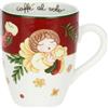 THUN, Mug con Decori in Porcellana, Collezione Sorprese di Natale, Mug da Collezione, Idea Regalo per Natale, Capacità 350 ml, Ø 8,4 cm