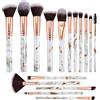 DUAIU Pennelli Make Up DUAIU 16 Pezzi Set Di pennelli Trucco Fondotinta Cipria Crème Liquido Professionali Pennelli Per Volto Ombretti e Sopracciglio Adatto Per Liquidi, Creme, Polveri, ecc.
