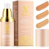 WeiWeiLa Fondotinta che cambia colore, il più recente fondotinta che cambia colore per pelli che invecchiano, base trucco liquida SPF50+, correttore idratante per pelli calde, correttore nude per tutti i tipi