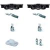 FIP Kit carrelli per porte scorrevoli portata 80 kg