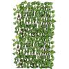 BIANCHERIAWEB Traliccio Potos Foglie Rampicante Verde Frangivista Recinzione Giardino Balcone 1x2mt