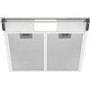 CATA LF-2060 HW Cappa da cucina Pannello di controllo meccanico 3 livelli di estrazione Illuminazione a LED E-14 Motore extra silenzioso Classe energetica C 64cm