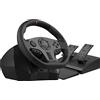 PXN V900 Volante da Gioco, 270/900° Volante e Pedali, Volante PC con Feedback di Vibrazione, Volante per PC, PS4, PS3, Xbox e Switch - Nero