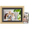 Braun marrone DigiFrame 10B WiFi faggio 25,7cm (10,1 )