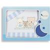Interbaby Love Interbaby-Parure per culla, colore: bianco/blu