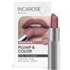 Incarose Più Volume Plump and Colour Labbra - Stick Volumizzante Labbra Antiage Colore 01 Nude Look Finish Matte, 4ml