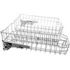 LUTH Premium Profi Parts Cestello per stoviglie superiore, argento, 6 spine pieghevoli, Rackmatik, facile estrazione + graffette estraibili in alto, argento, 6 spine pieghevoli, Rackmatik, leggero