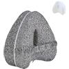 MAGIC SELECT Cuscino per Gambe e Ginocchia per Dormire sul Fianco. Cuscino in Memory Foam, Ergonomico, Ortopedido per Alleviare Dolori alla Schiena, all'anca, alla Sciatica e alle Articolazioni.