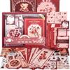 Funto Kit di scrapbooking (122 pezzi), sussurro di raccolta vintage, perfetto per i materiali di scrapbooking del proiettile, collage artigianale di arti fai-da-te pianificatore