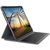 Logitech Slim Folio Pro per iPad Pro da 12,9 pollici (3a e 4a generazione, modello A1876/A2014/A1895/A1983/A229/A2233), Bluetooth wireless avanzato, chiusura magnetica, layout QWERTY UK, grigio