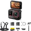 Insta360 Ace Pro 2 Pack Sci - Action Cam Impermeabile in 8K co-ingegnerizzata con Leica, sensore 1/1.3, doppio chip IA, superba in bassa luce, audio superiore.