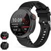 AMZSA Smartwatch Ultra Uomo Donna con Effettua/Risponde Chiamate , 1.52" rotondo 360*360 Orologio Fitness Tracker IP67 con 123 Modalità Sport, Notifiche WhatsApp, Smart Watch Compatibile con iOS Android