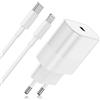 Cionum Caricatore Rapido iPhone,【Certificato MFi Apple】 Caricabatterie USB C 20W con Cavo 2M Adattatore Alimentatore Ricarica Spina per iPhone 14 Pro/14 Pro Max/13/13 Pro/12/11 Mini/XR/SE/iPad