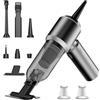 YYYuYong 20000Pa Aspirapolvere per auto Portatile Potente,4in1 Ricaricabile Aspirabriciole e Soffiatore per Auto,Mini aspirapolvere senza fili Alta Potenza Aspirazione,Pulizia per Capelli, Auto