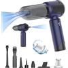 YYYuYong 20000Pa Aspirapolvere per auto Portatile Potente,4in1 Ricaricabile Aspirabriciole e Soffiatore per Auto,Mini aspirapolvere senza fili Alta Potenza Aspirazione,Pulizia per Capelli, Auto