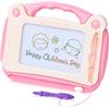 OSDUE Tavoletta Grafica per Bambini, 4 Colori Colorati Lavagnetta Magica Portatile Cancellabile con 1 Penna, Tavola da Disegno Cancellabile per Bambini 2, 3, 4 Anni, Bambini Regalo per Educativi(Rosa)