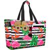ISEYOU Borsa Mare Grande XXL Famiglia, Borsa Spiaggia con Chiusura Zip e Impermeabile, Leggera e Pieghevole, Multitasche ad Ampia Capacità Borsello Tracolla Donna per Shopping, Viaggio, Campeggio