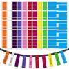 Caianwin 200 etichette per cavi, 10 colori, autoadesive, scrivibili, impermeabili, resistenti agli strappi, per la gestione dei cavi e la marcatura quotidiana