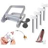 Guidre 5 Pezzi Spremi Tubetti Dentifricio, Spremi Pasta Dentifricio, Spremitubetti con chiavetta Girevole Spremi tubetto con Chiave per tinture dentifricio Creme Spremi Tubetti in Metallo