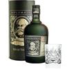 Generico Diplomático Reserva Exclusiva 700ml + Bicchieri Originali | Old Fashioned Tumbler Glass Bicchiere Rum Degustazione | Astuccio Tubo Giftbox Idea Regalo (1 Bottiglia Astucciata + 1 Bicchiere)