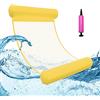 Yi'antai Amaca Galleggiante, Materassino per Piscina con Pompa ad Aria, Amaca Gonfiabile Piscina Amaca Mare 4 in 1 Poltrona Galleggiante Piscina Materasso Piscina