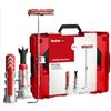 Fischer Duoline L-Boxx 560491, Valigetta Attrezzi, Assortimento Tasselli DuoPower, DuoTec, DuoBlade, Tasselli per Cartongesso, Mattoni, Ø 6-8-10mm, Cassetta Resistente agli Urti e Impilabile, 833 pz