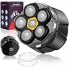 Mapille Rasoio Elettrico Testa Calva Uomo con Display LED, 6D Capelli, Impermeabile Fluttuante con Magnetiche, Corpo, Wet & Dry