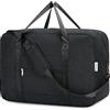 Narwey Bagaglio a Mano Borsone da Viaggio Grande Borsa da Cabina Pieghevole Borsa da Viaggio Borsa Sportiva per Weekend 40L(Nero)
