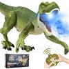 Ulikey Dinosauro Giocattolo Telecomandato per Bambini, Camminando e Ruggendo Dinosauri Giocattolo Giganti Realistici con Spray, Luce e Funzione Sensoriale, Dinosauro Robot Regalo per Ragazzi Ragazze