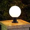 Chao Zan Lampione da Giardino, Lampada Design Sfera da Giardino, Sfera Pilastro Luci, palle luminose da giardino, Lampada da esterno a globo per illuminazione di percorsi (Φ20cm)