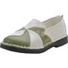OBiQuzz Loafer - Scarpe da donna eleganti Mary Jane, con ballerine, mocassini, in pelle PU, da donna, per matrimonio, primavera, estate, slip on sneaker, da lavoro, verde, 42