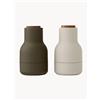 Audo Copenhagen Set saliera e pepiera piccole con coperchio in legno di noce Bottle Grinder 2 pz