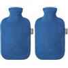 Fashy Bottiglia di Acqua Calda, Blue (Confezione da 2)