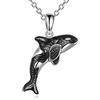 POPLYKE Collana in argento Sterling con animali oceanici per donne, figlia, regalo di compleanno