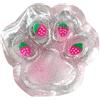 Generico Taba Squishy Zampe | Fragola Taba Squishy Gatto | Cat Paw Fidget Toys | Giocattolo Antistress Per Bambini E Adulti | Giocattoli Antistress Lavabili Trasparenti Con Glitter | Alleviare Lo Stress
