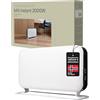 Mill SG2000MEC Indoor 2000W White Radiator Electric Space Heater - Electric Space heaters (Radiator, Indoor, White, Buttons, Rotary, 1.6 m, 230 V)