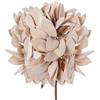 DRW Set di 6 Fiori Artificiali in Schiuma Eva, plastica e Carta Beige, 65 cm, Medidas: 65cm