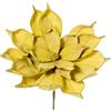 DRW Set di 6 Fiori Artificiali in Schiuma Eva e Carta Gialla 13 x 13 x 65 cm, Medidas: 13x13x65cm