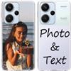 Foonary Cover Personalizzate per Xiaomi Redmi Note 13 Pro Plus/13 Pro+ 5G 6,67'', Personalizzata con Foto Immagine Personalizzabile,Personalizzabili Custodie per Redmi Note 13 Pro Plus 5G, trasparente