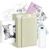 ORGBRO X3 Stampante Termica Bluetooth, Mini Stampante Portatile Senza Fili per Casa/Ufficio/Viaggi, Appunti, Foto, Etichette, Planner, 300DPI Stampante Adesivi per Smartphone-iOS/Android (Verde oliva)