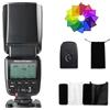 PHOTOOLEX FK580-C Flash GN60 TTL Speedlite per fotocamera Canon, 1/20000s High Speed Sync, trasmissione wireless 2,4 G, 0,1-2,7 s, riciclo rapido