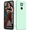 ISOI - Cover per Xiaomi Redmi Note 9, Custodia Morbida in Silicone Liquido, Protezione Completa Antiurto Ultra Sottile per il Corpo - Menta Verde