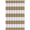 Loti Living Tenda da doccia 120 x 200 cm, in poliestere impermeabile, antimuffa, con anelli inclusi, colore: sabbia
