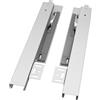 VADANIA Guide per Cassetti a Montaggio Inferiore, Chiusura Ammortizzata, Portata 40 kg, Estrazione Totale a 3 Sezioni, 600 mm Guide Sottopiano a Scomparsa, 1 Paio