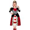 Fun Shack Costume Regina Di Cuori Bambina - Vestito Carnevale per Halloween, Compleanni e Party, Abito Regina di Cuori Bambina, XL