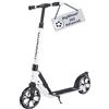 HUDORA Monopattino BigWheel® 205 Advanced - nero/bianco - Monopattino comodo in alluminio per peso fino a 100kg - Altezza regolabile e struttura pieghevole - Monopattino bambini/ragazzi e adulti
