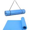 G5 HT SPORT Tappetino Per Yoga con maniglia di trasporto In Eva | 160x50Cm | Spessore 0.8 Cm | Tappeto Ginnastica Materassino fitness (AZZURRO)
